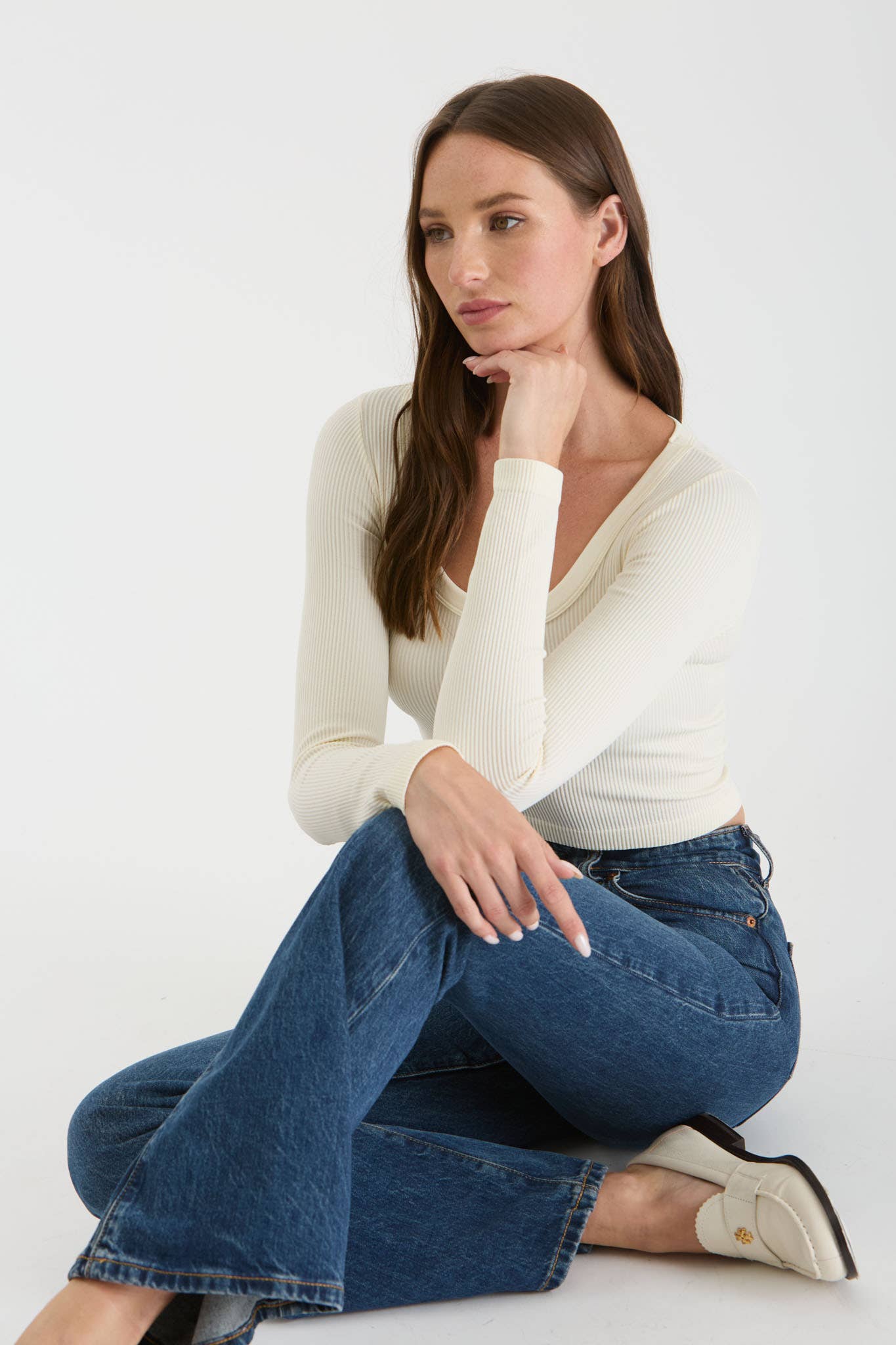 SCOOP NECK CROP TOP