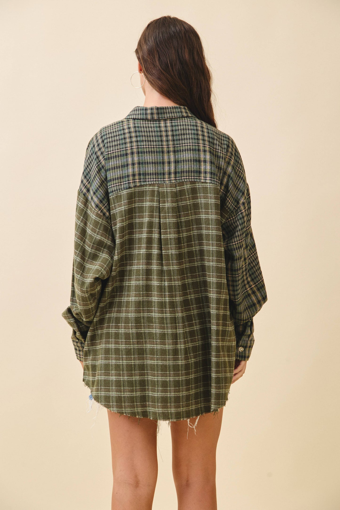 Kambrie Plaid Flannel Shirt