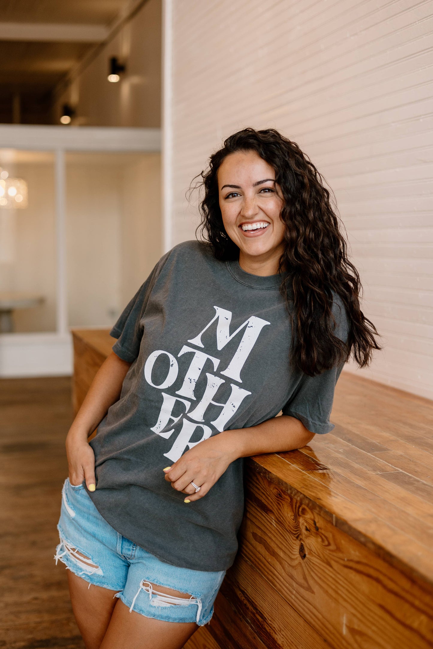 Charcoal Mother Tee