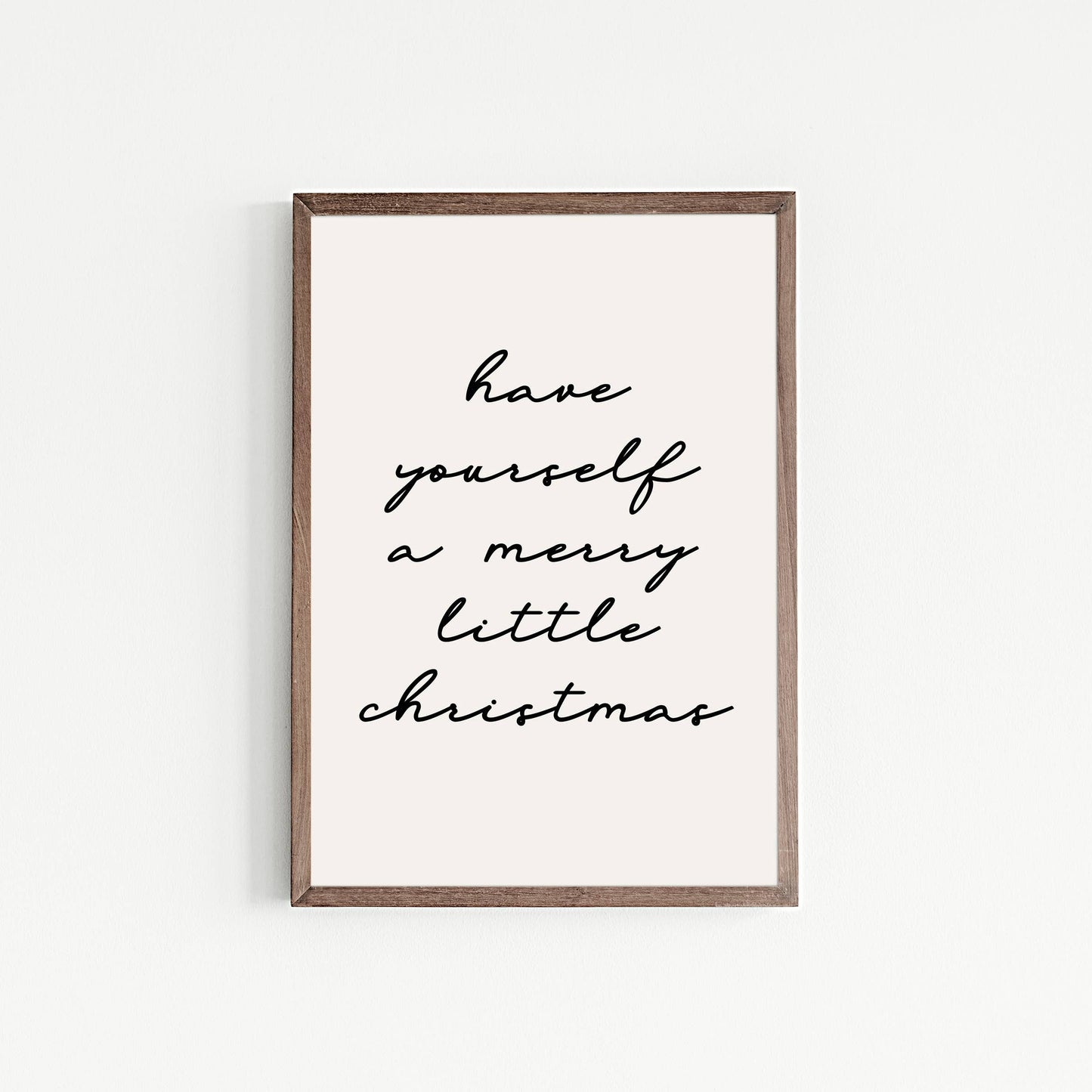 Merry Little Christmas Wall Art