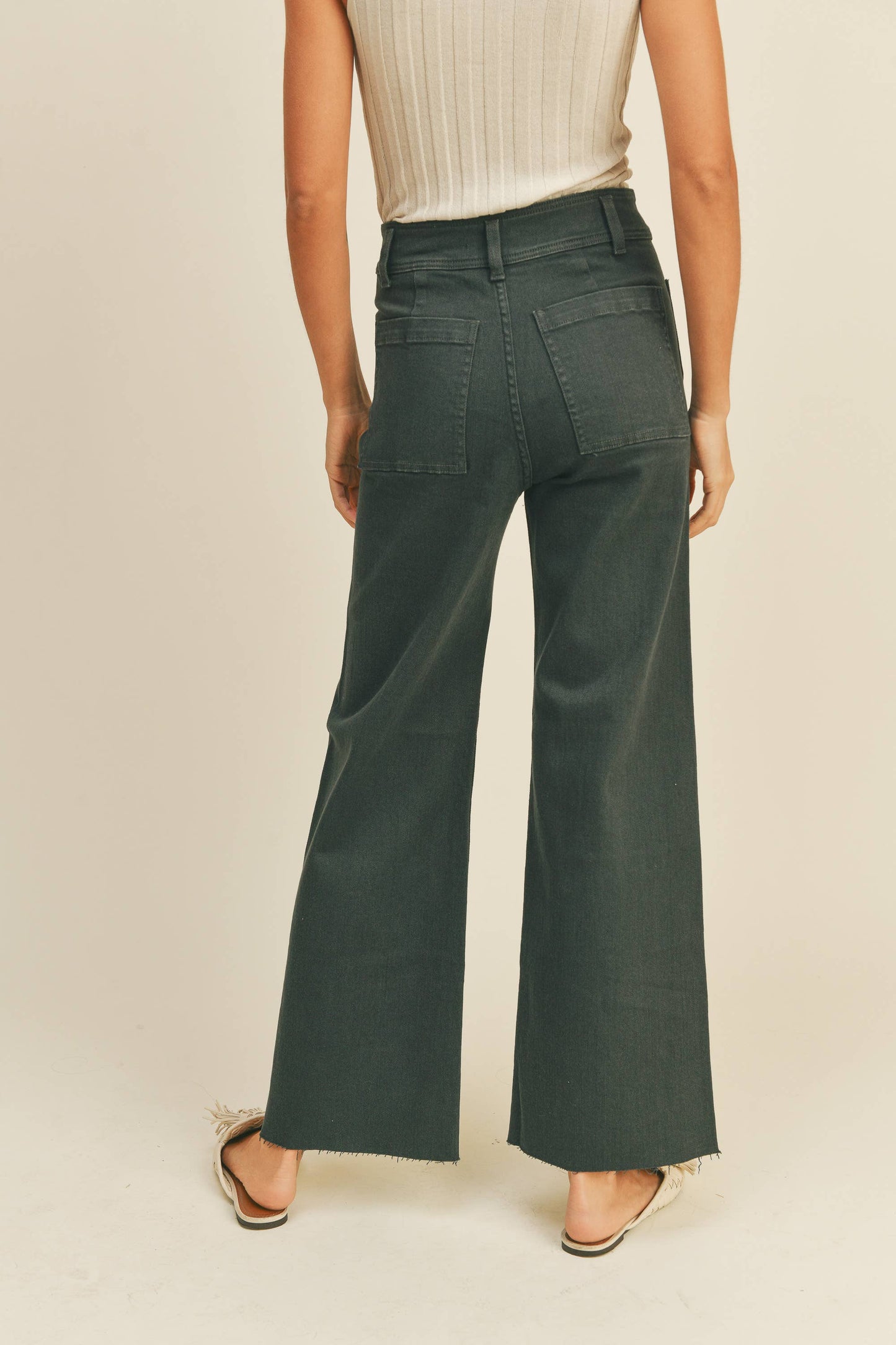 Mimi Straight Wide Leg Pants