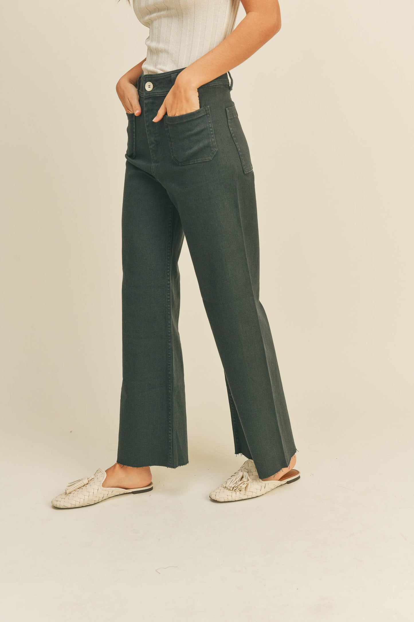 Mimi Straight Wide Leg Pants