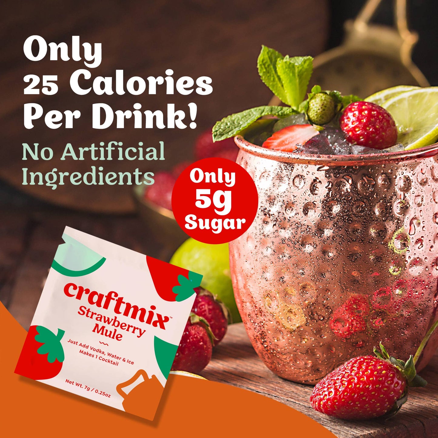 Strawberry Mule Cocktail