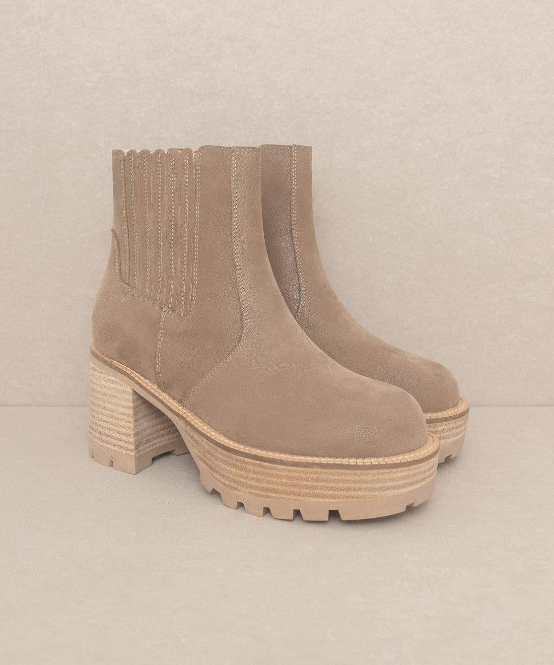 The Aubrey | Platform Paneled Boots