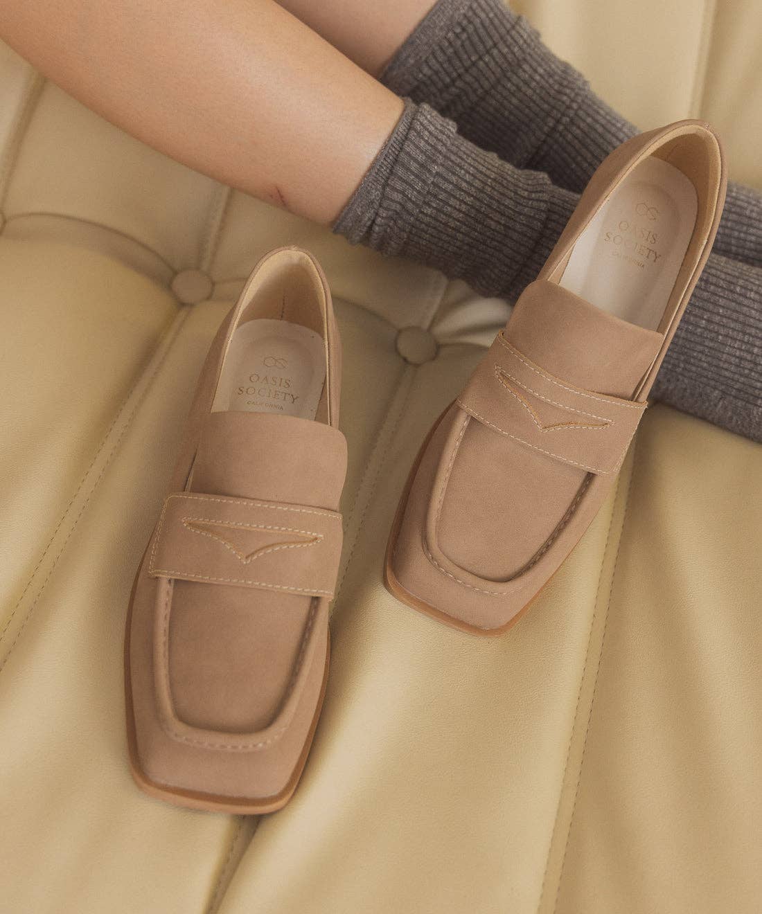 The June | Classic Square Toe Penny Loafer