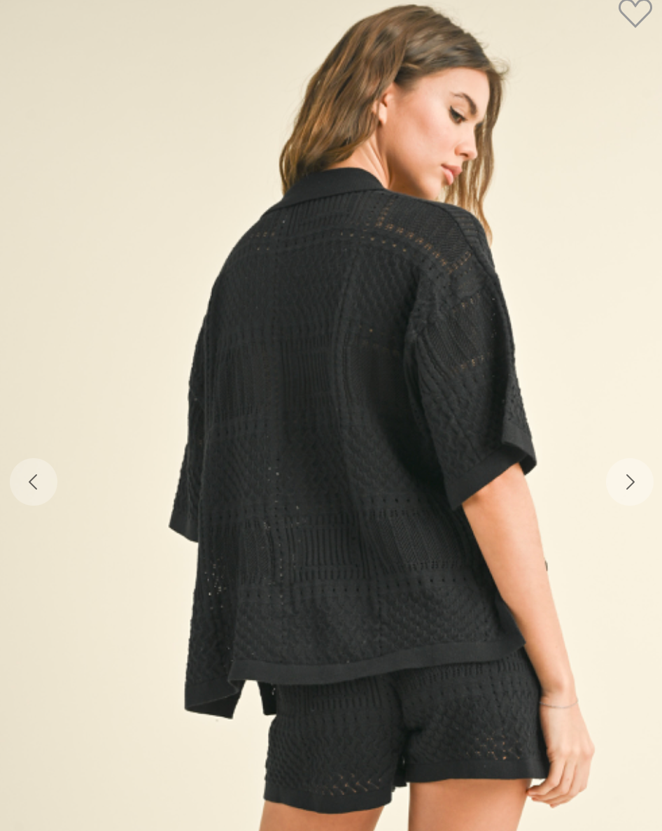 The Beverly Knit Button Up