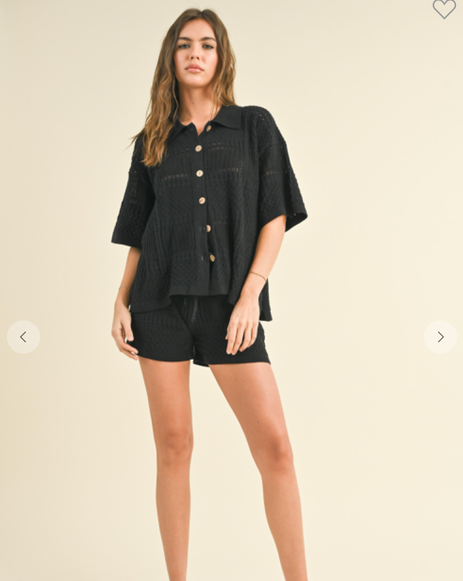 The Beverly Knit Button Up