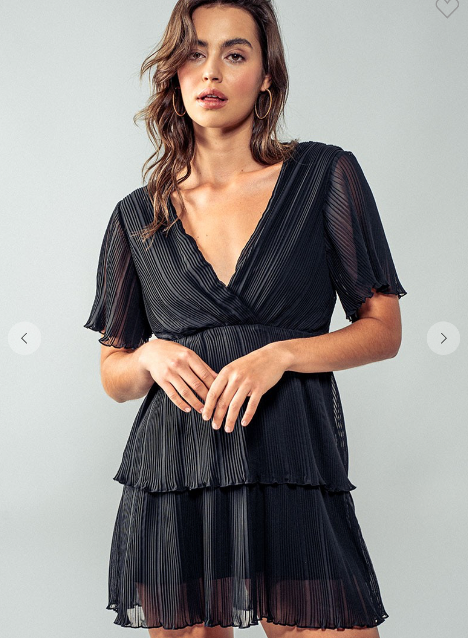 Swaying Petals Mini Dress