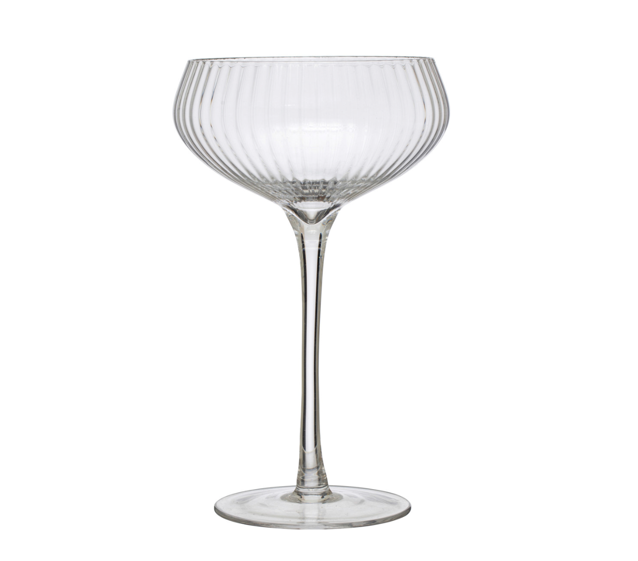 8oz Stemmed Coupe Glass Clear