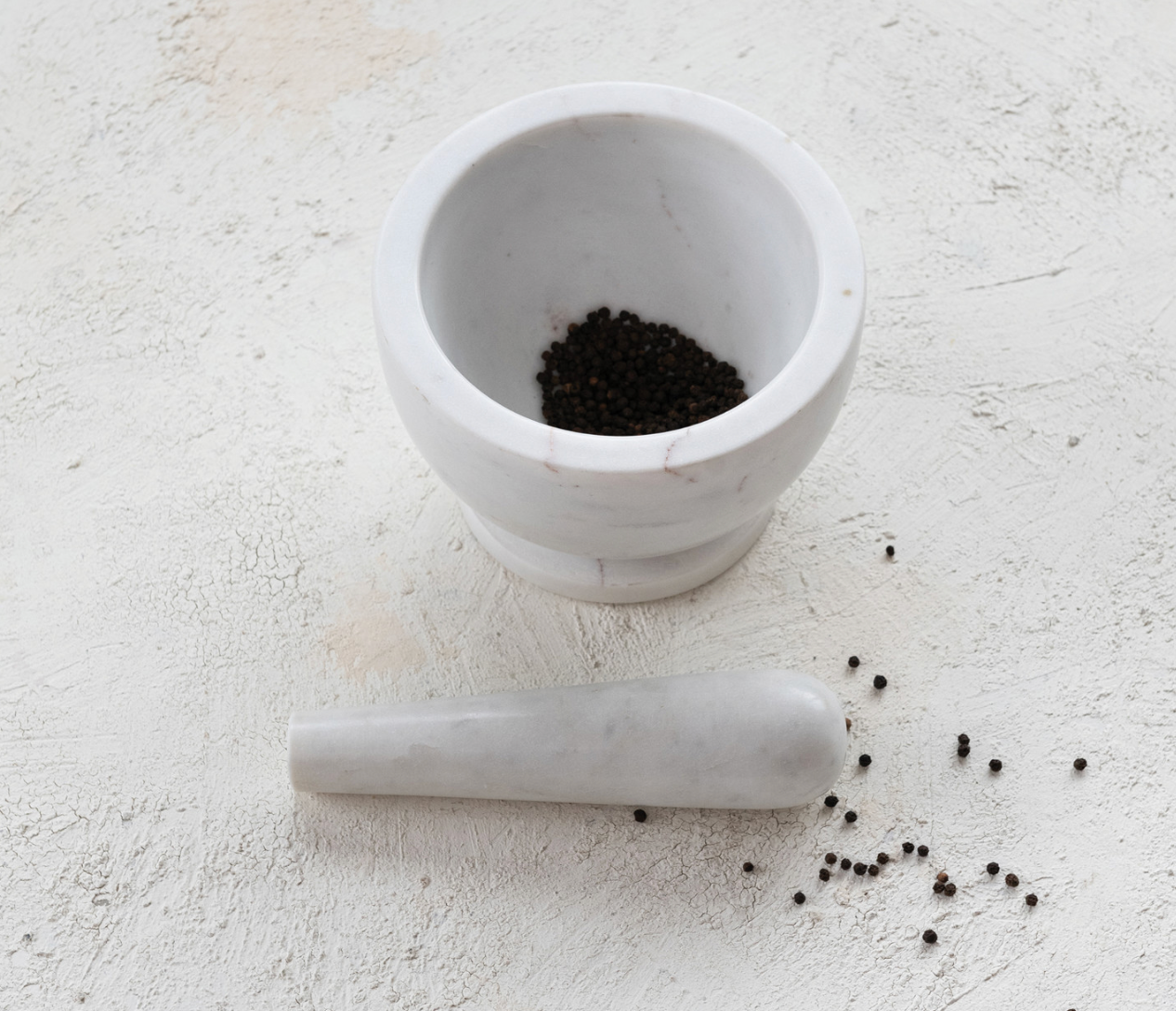 Marble Mortar & Pestle