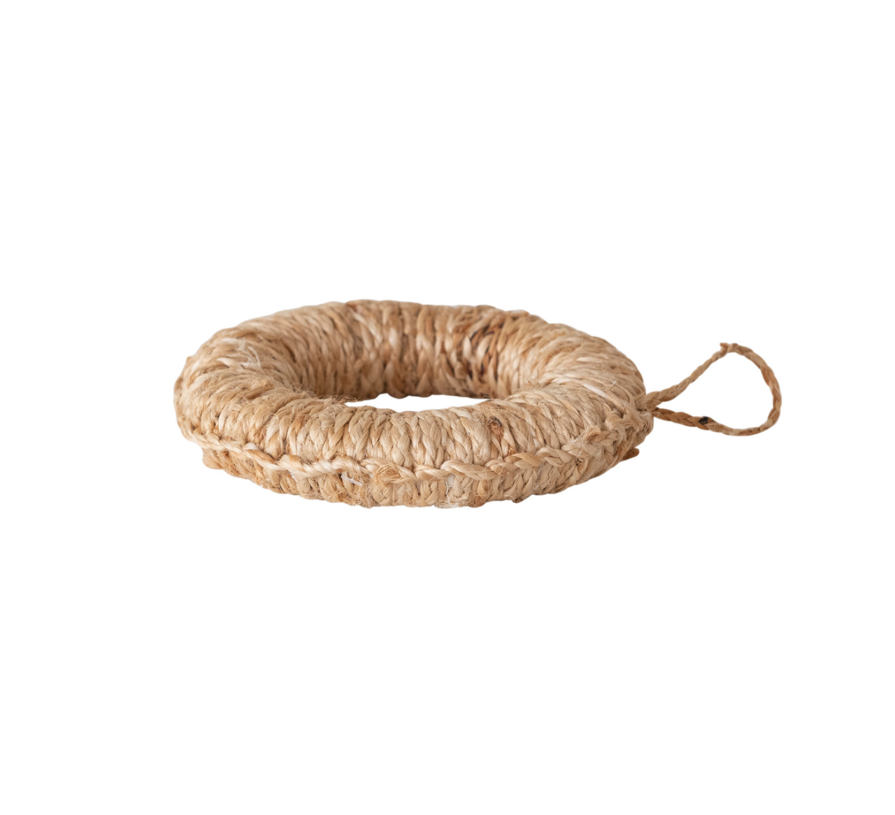 Woven Jute Trivet w/ Loop, Natural