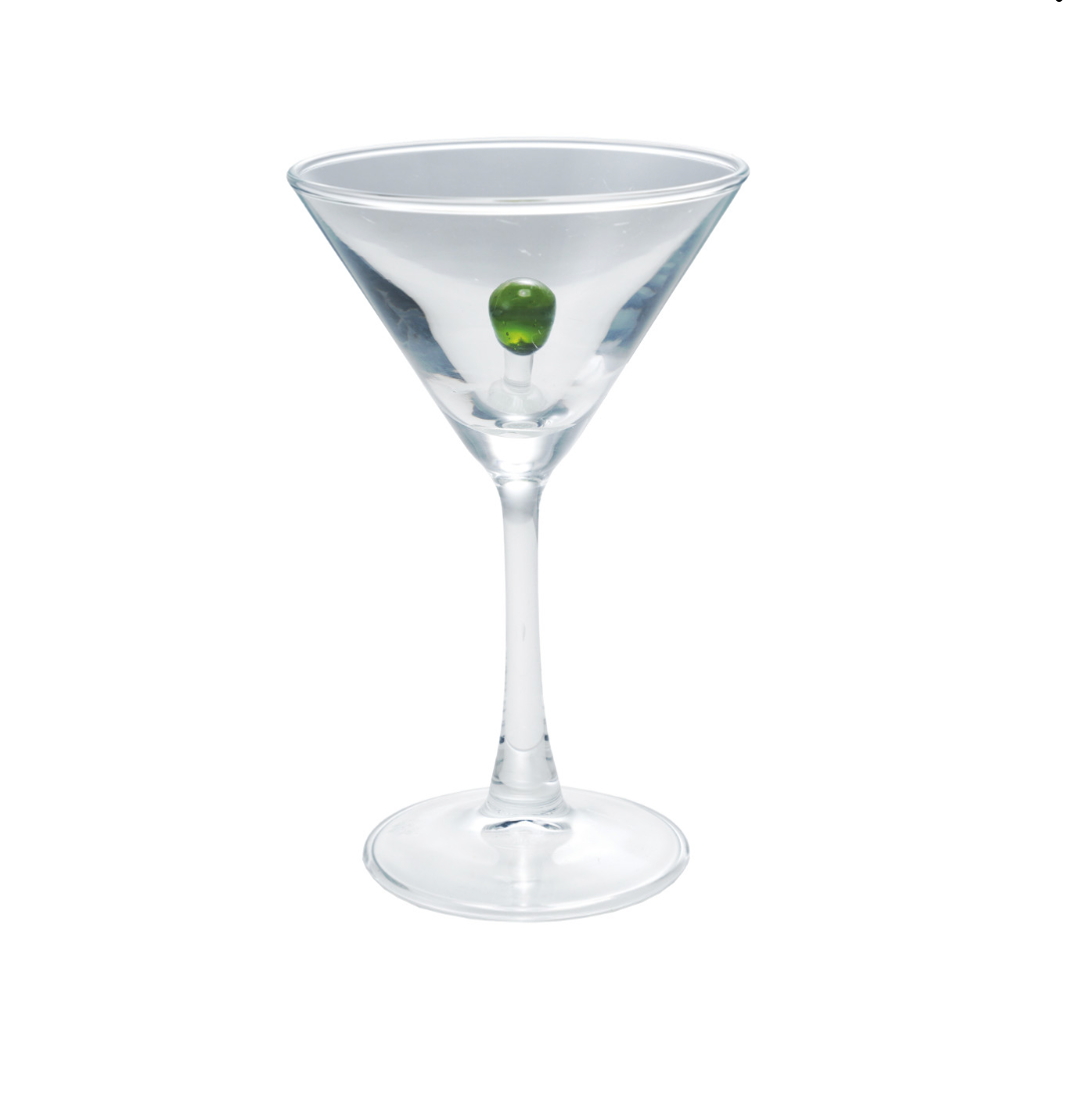 Martini Glass w/ Olive
