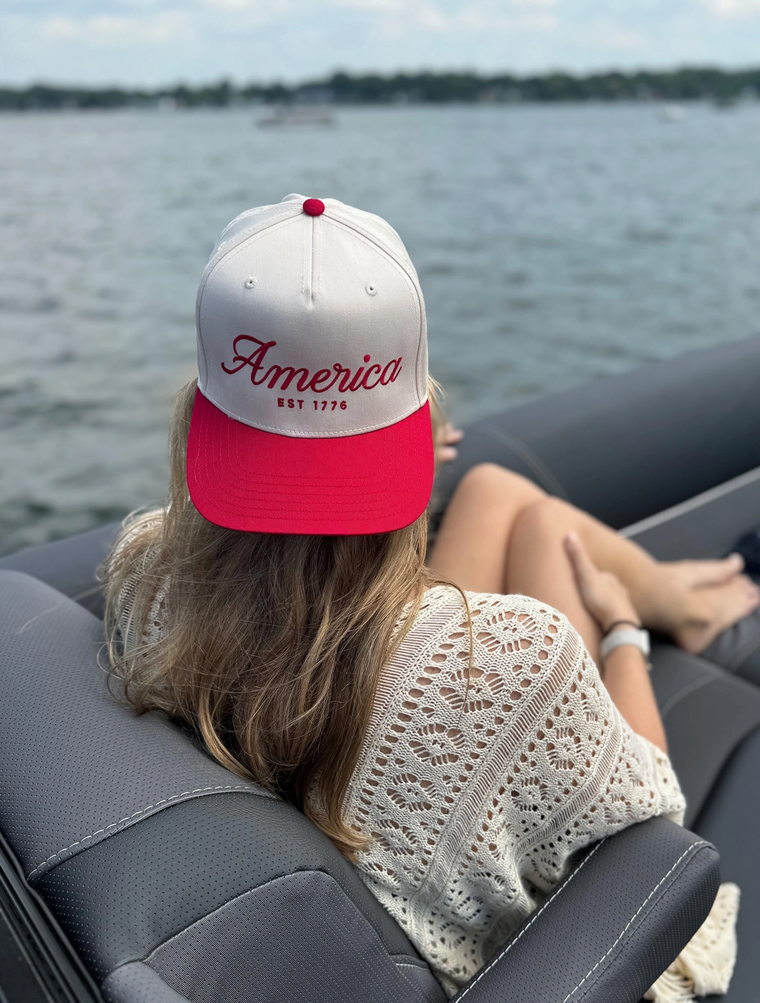 America Trucker Hat - Red