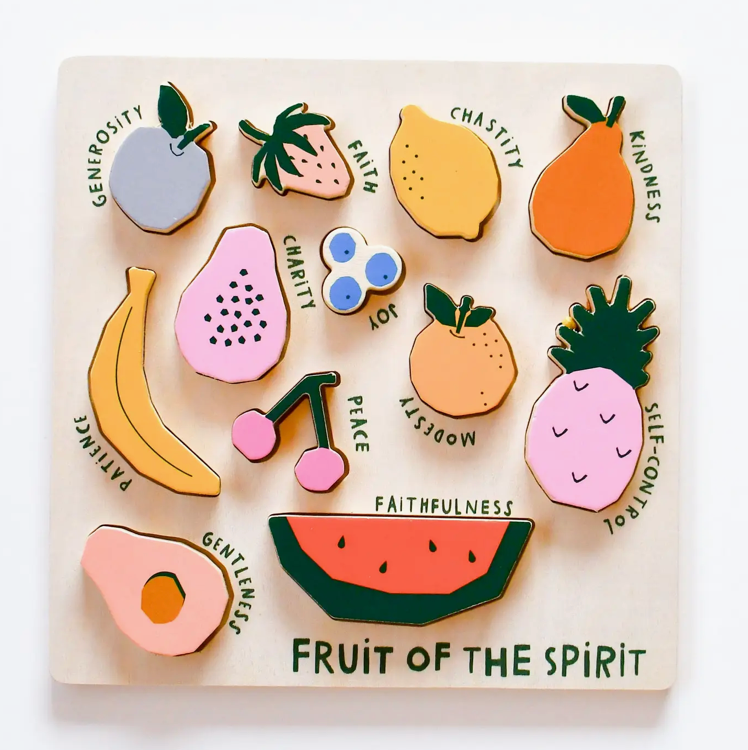 Fruit of the Spirit Wooden Puzzle
