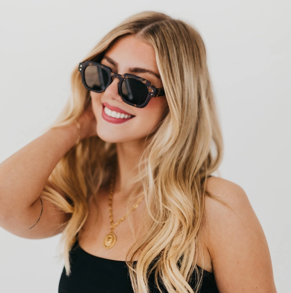 Blocky Square Retro Sunglasses
