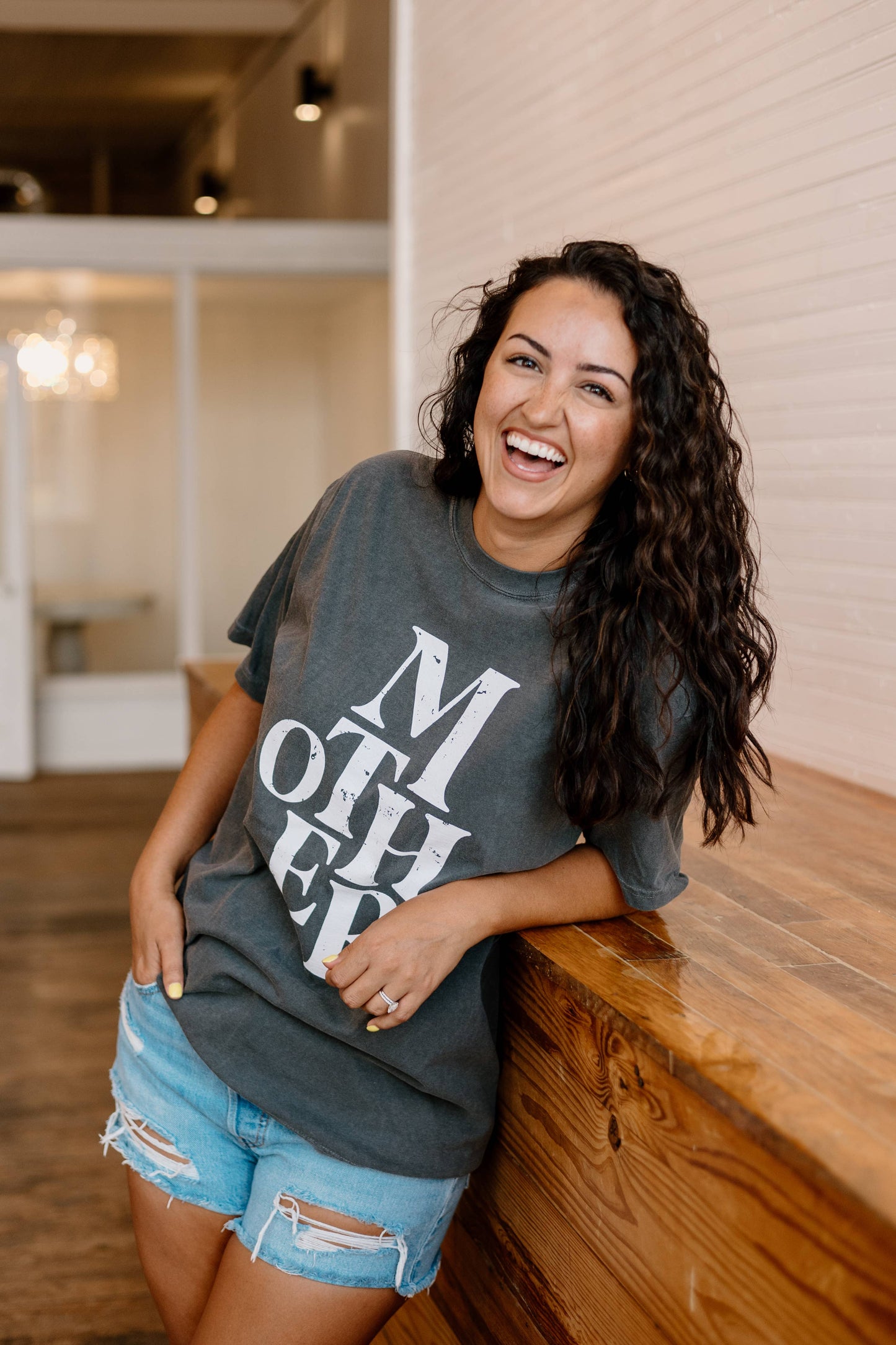 Charcoal Mother Tee