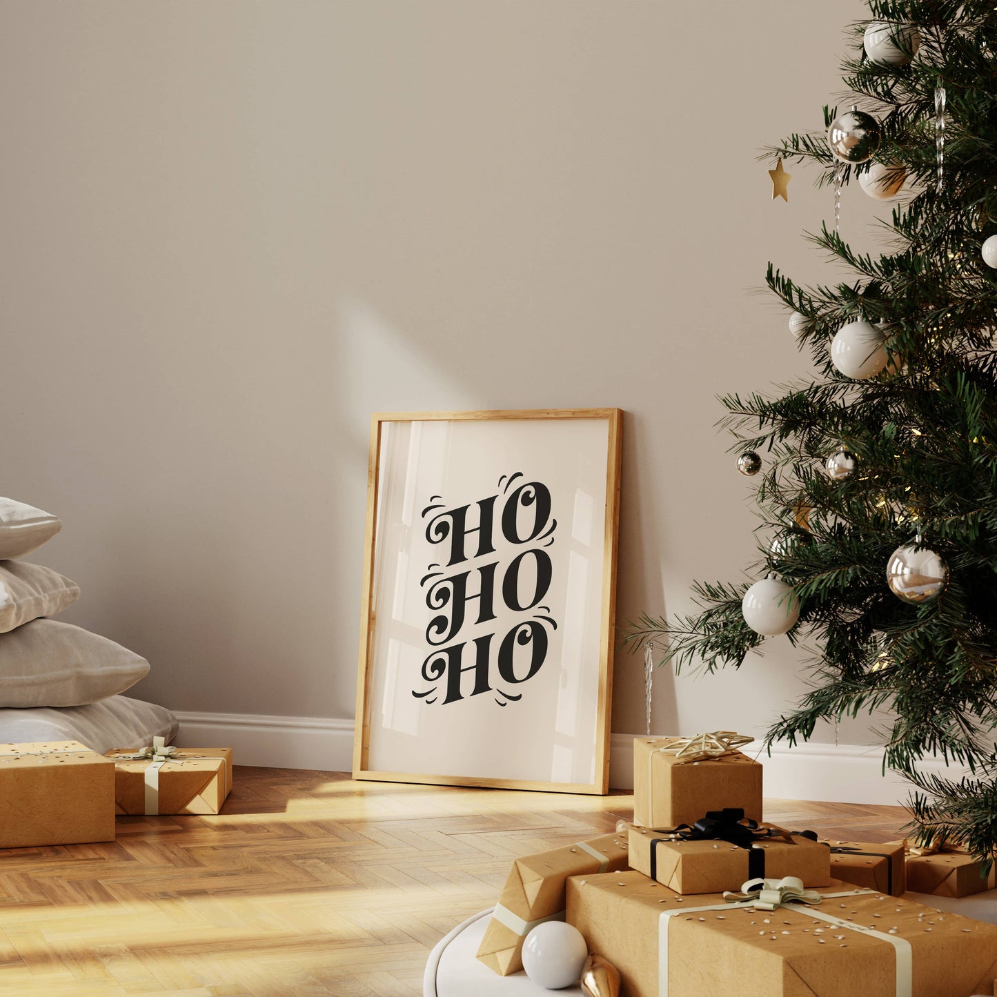 Retro Ho Ho Ho | Wall Art