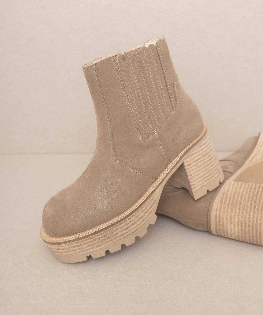 The Aubrey | Platform Paneled Boots