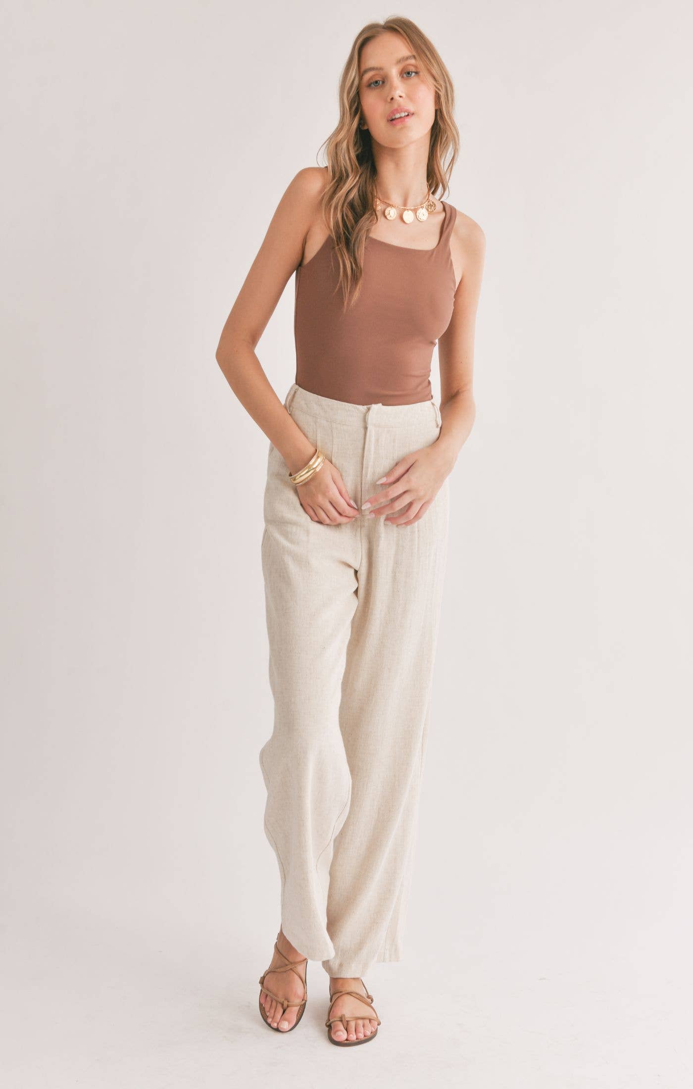 Mocha Sun Bath Swimmie/Bodysuit