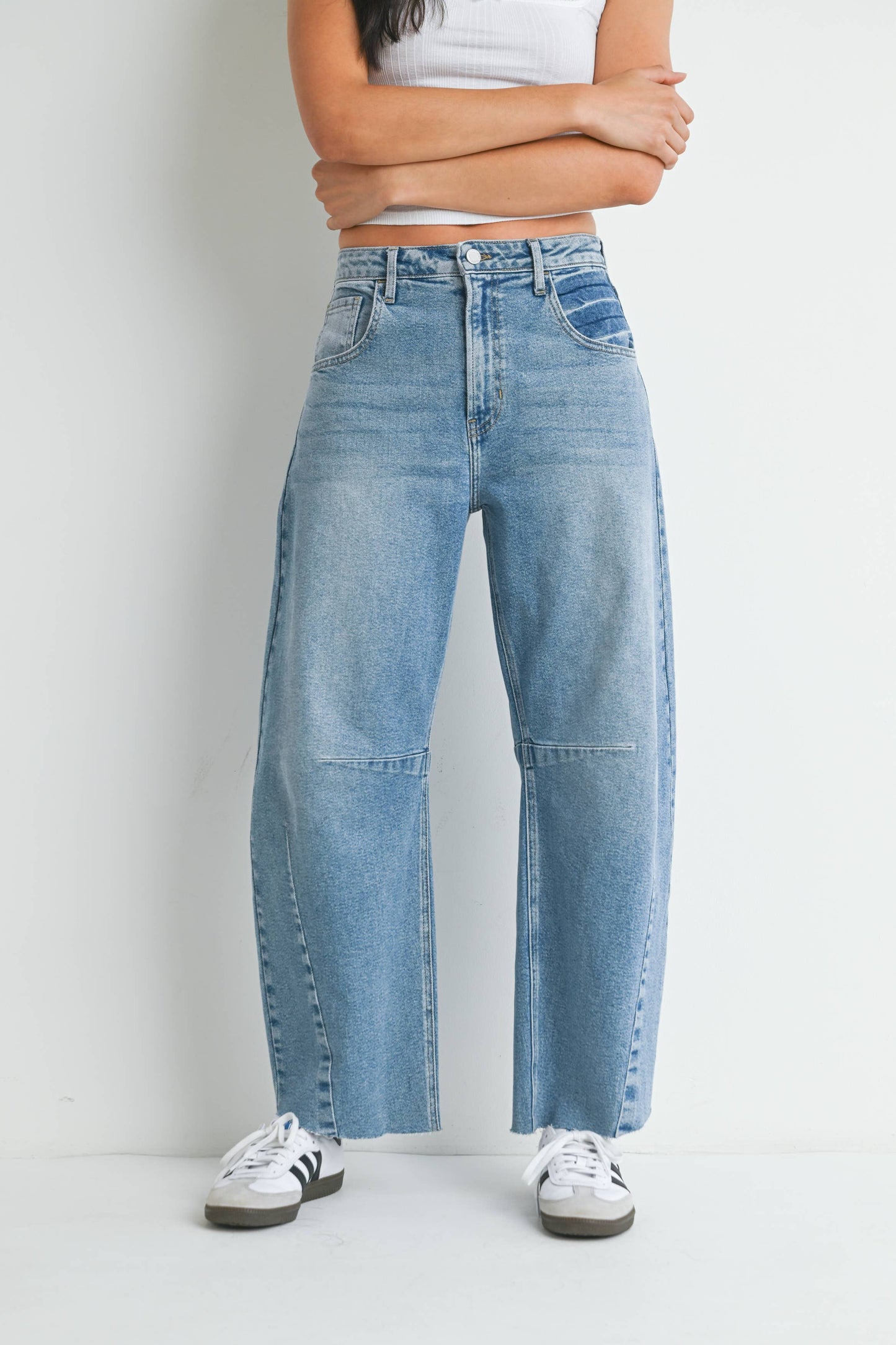 Barrel Jean w/Seams