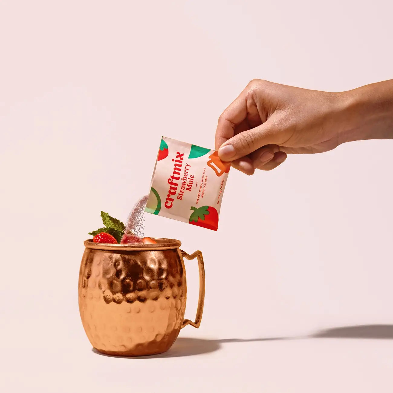 Strawberry Mule Cocktail