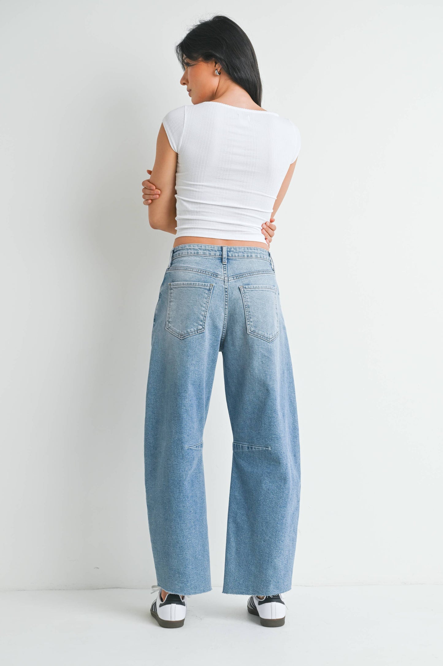 Barrel Jean w/Seams
