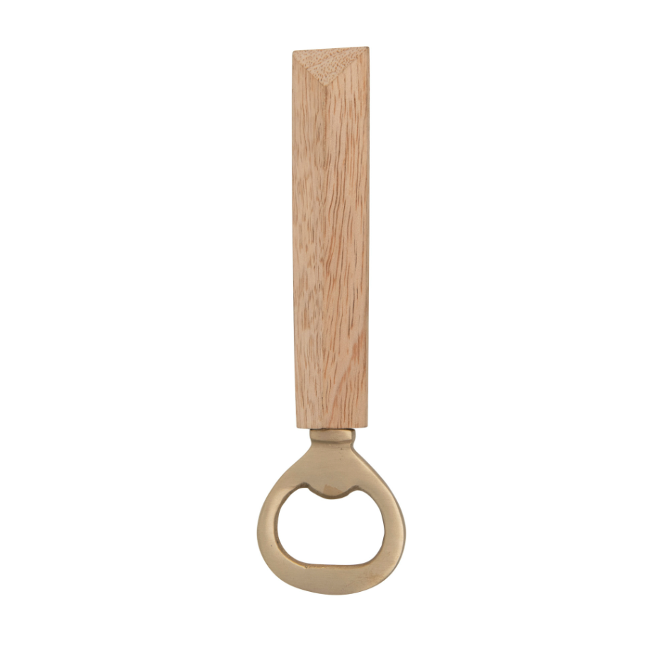 Brass and Mango Wood Bottle Opener