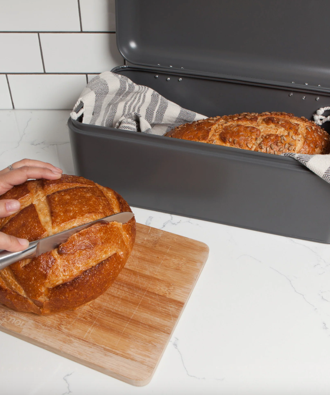 Charcoal Bread Bin