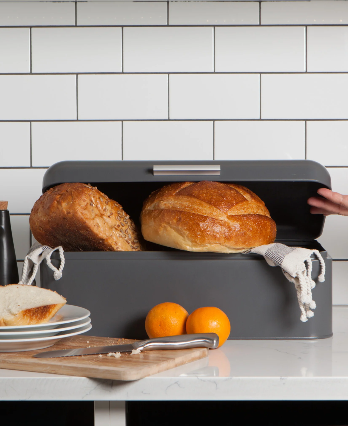 Charcoal Bread Bin
