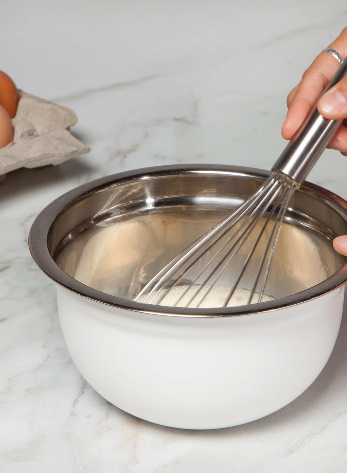 White Set of 3 Mixing Bowls