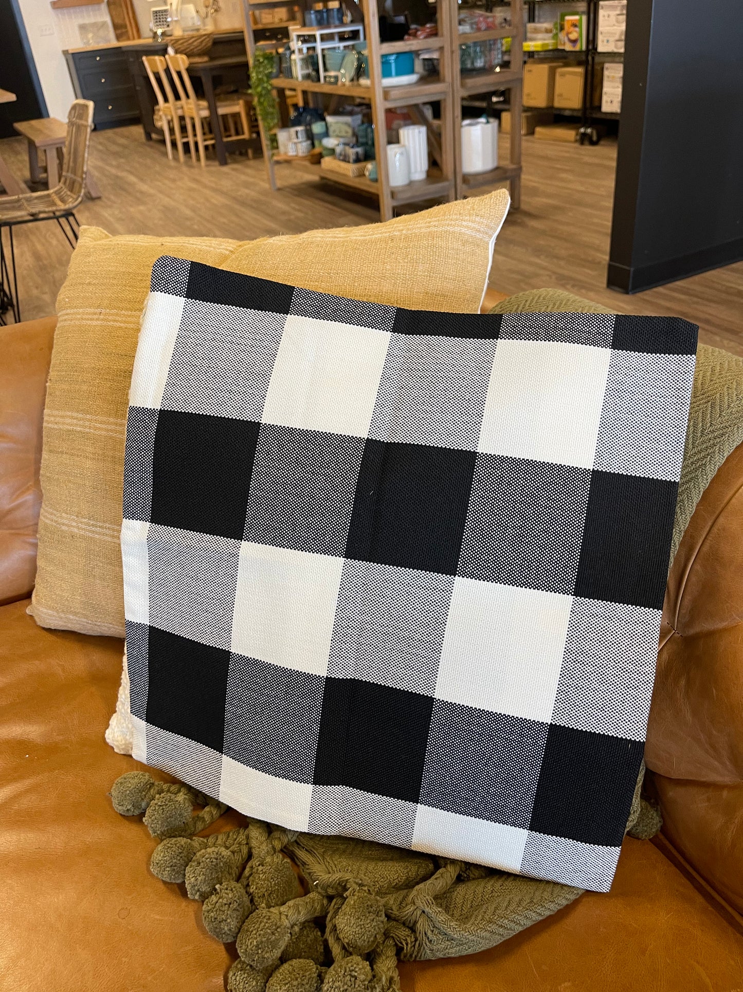 Plaid Pillow COVER