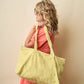 Green Check Tote Bag