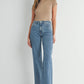 Longer Length Wide Leg Denim
