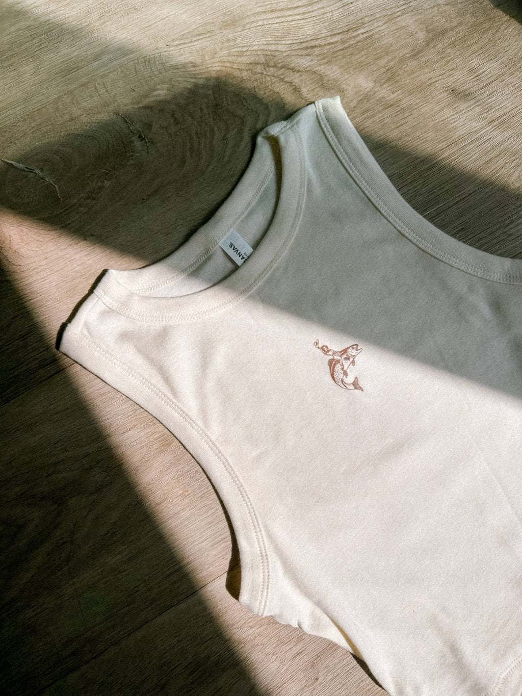 Fishing Cowgirl Cropped Tank