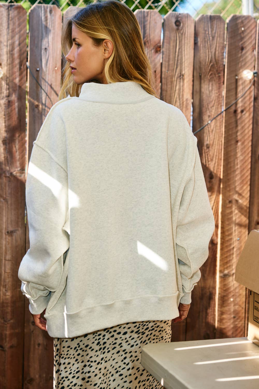 JESUS/GOD IS GOOD Reversible Sweatshirt