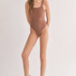 Mocha Sun Bath Swimmie/Bodysuit