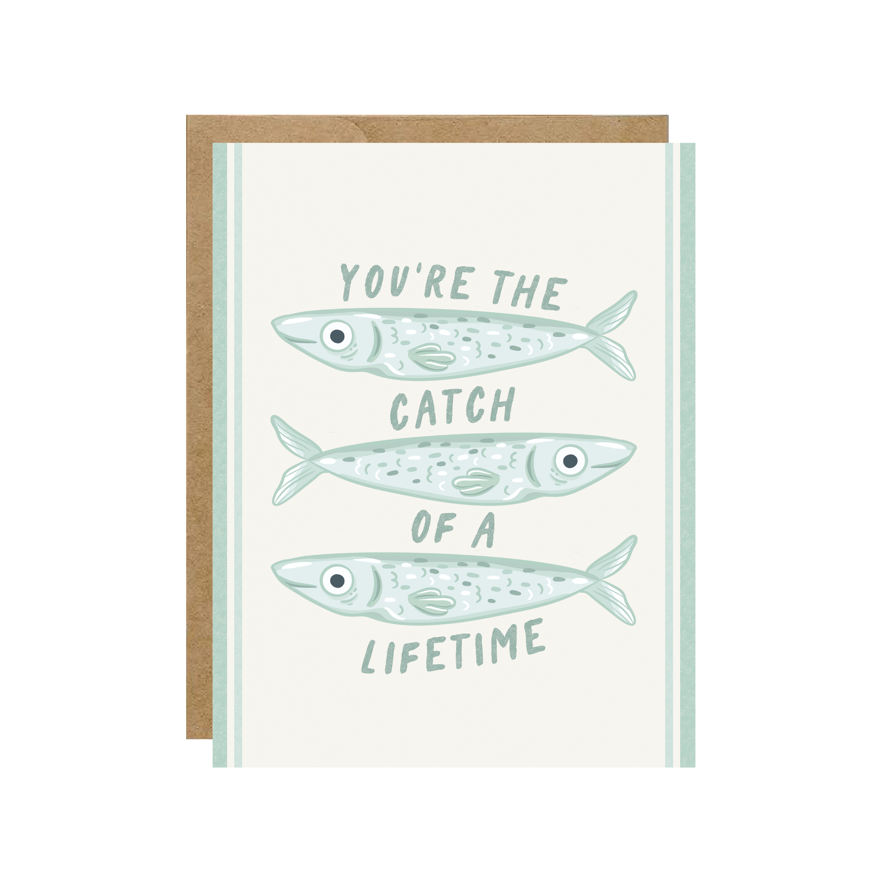 Catch of a Lifetime - Fish Sardine Love Card