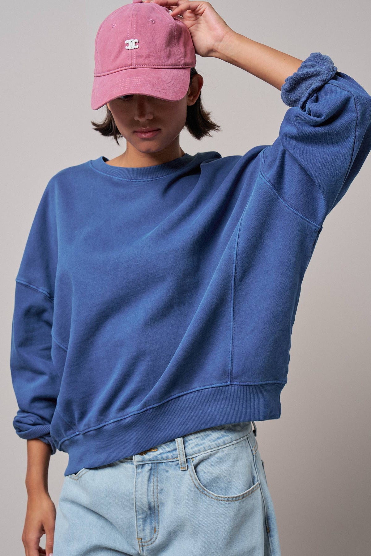 COMFORT WASHED CREW NECK