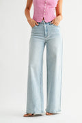 High Rise Palazzo Denim