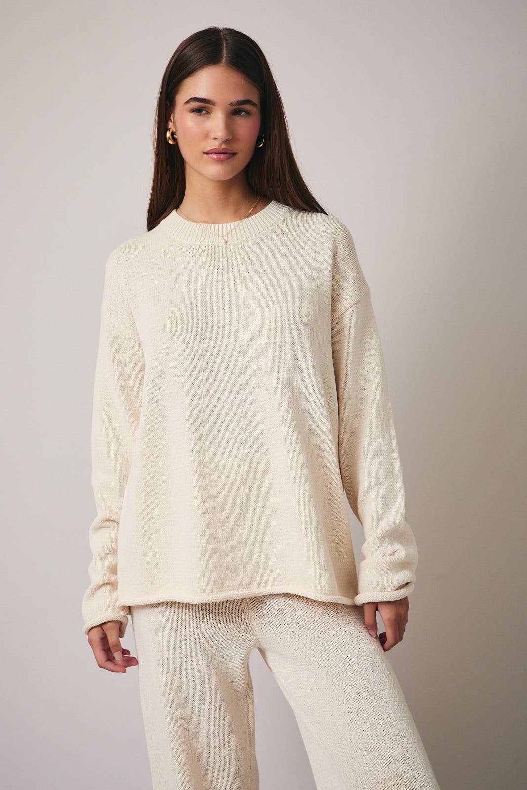 Lightweight Cream Sweater