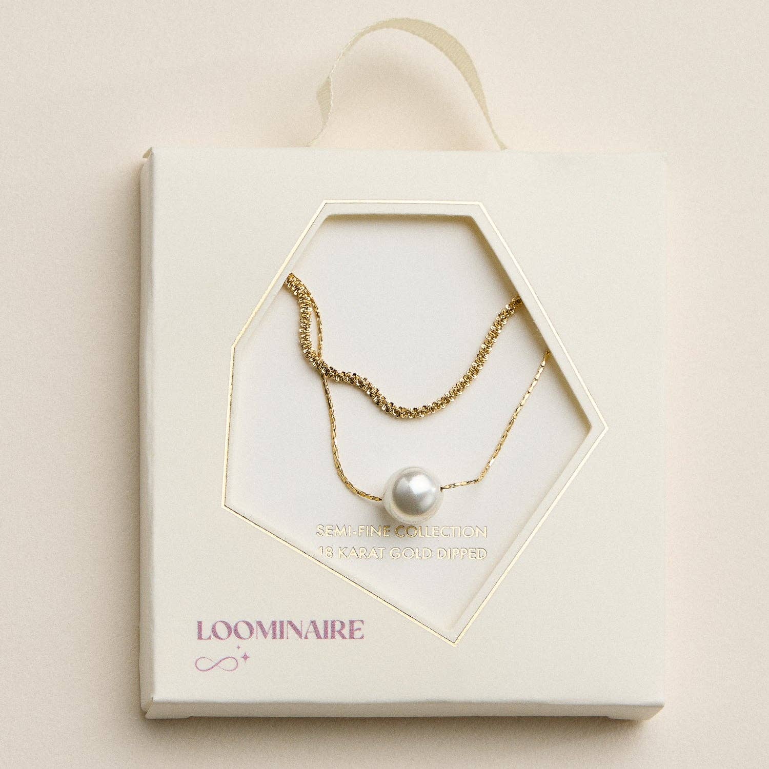 Pearl Chain Multi Necklace