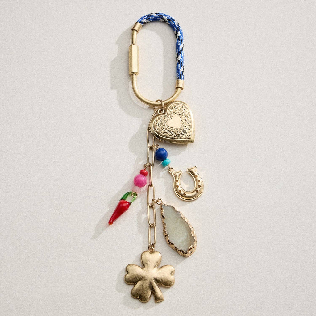 Gold Lucky Charm Keychain