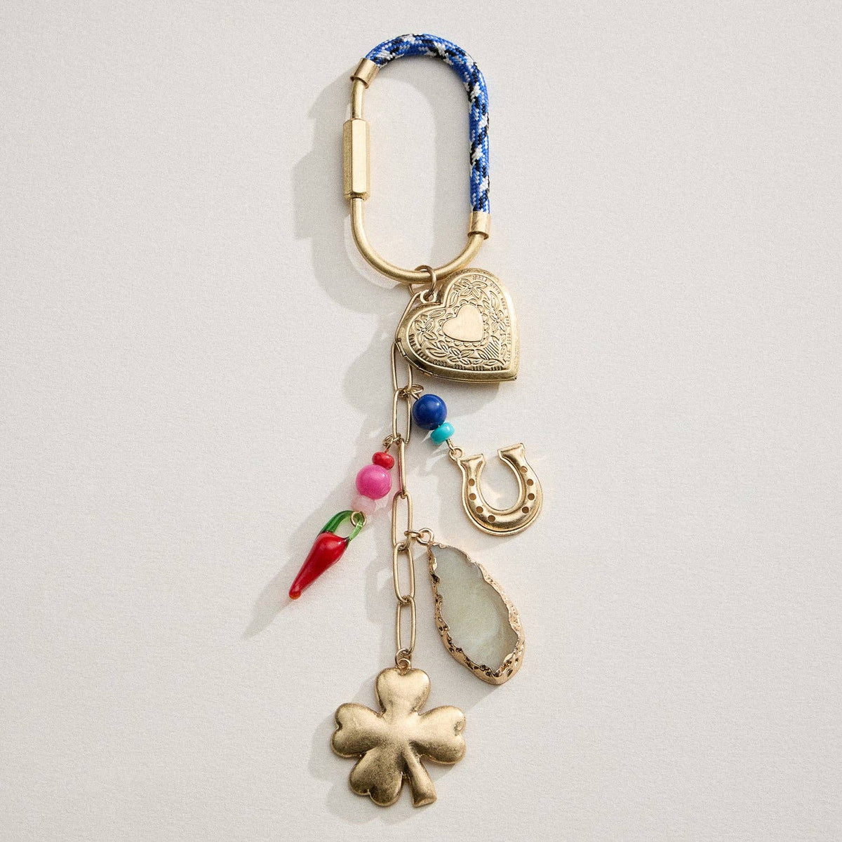Gold Lucky Charm Keychain