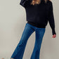 Valley Ribbed Knit Mock Neck Sweater
