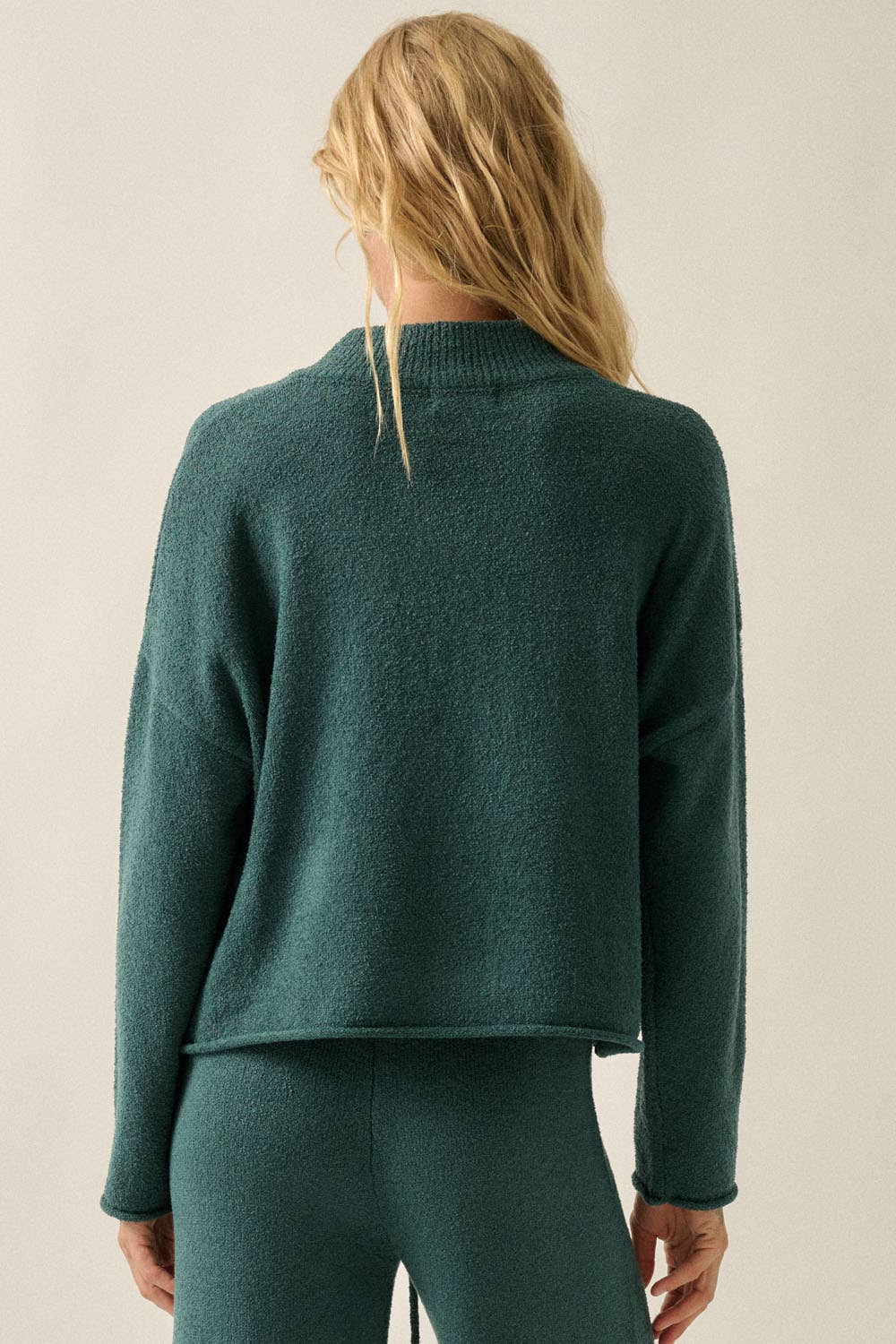 Deep Sea Quarter Zip Sweater