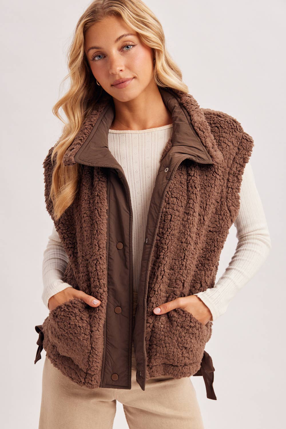 FLEECE SHERPA VEST