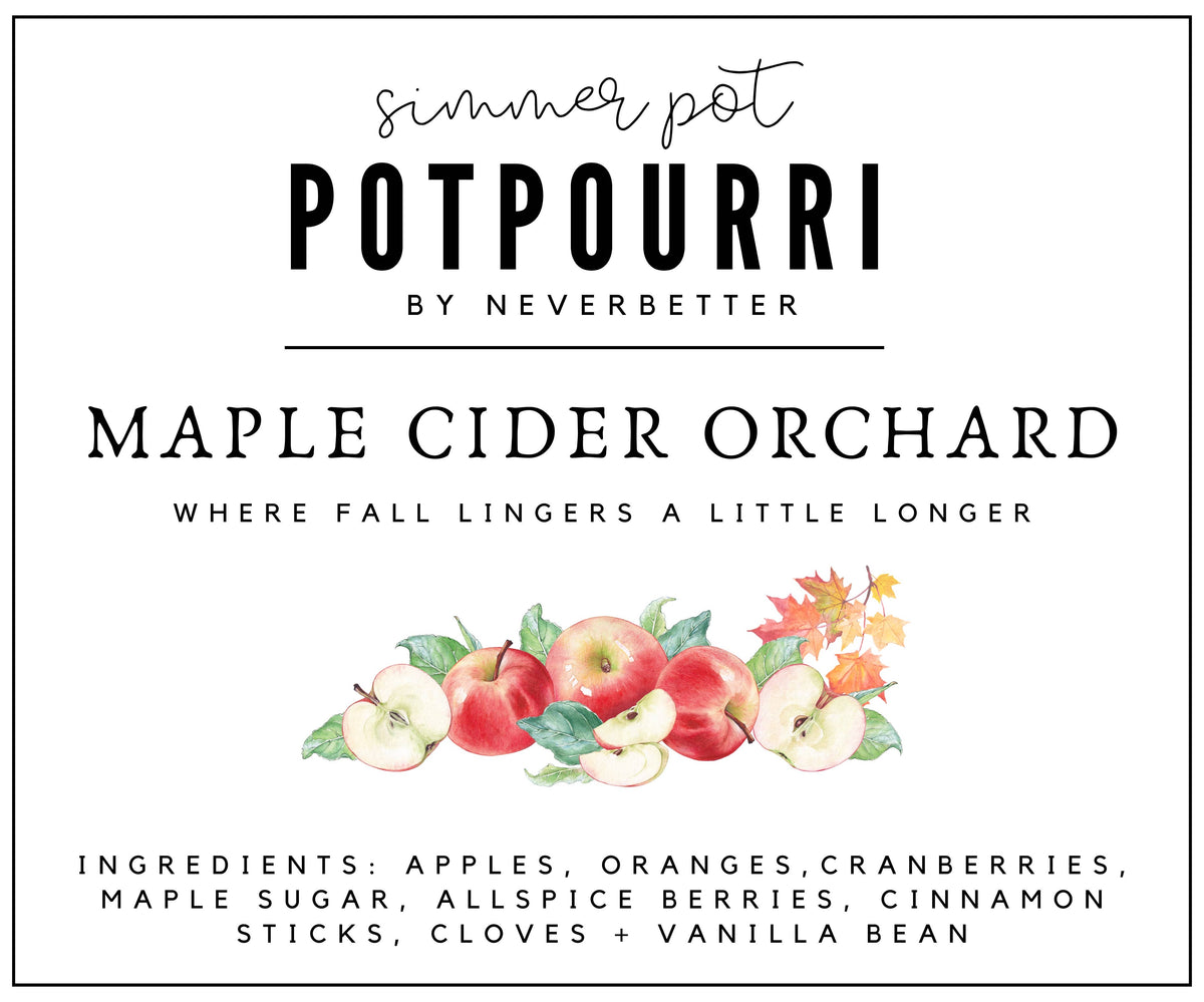 Maple Cider Orchard Simmer Pot Potpourri