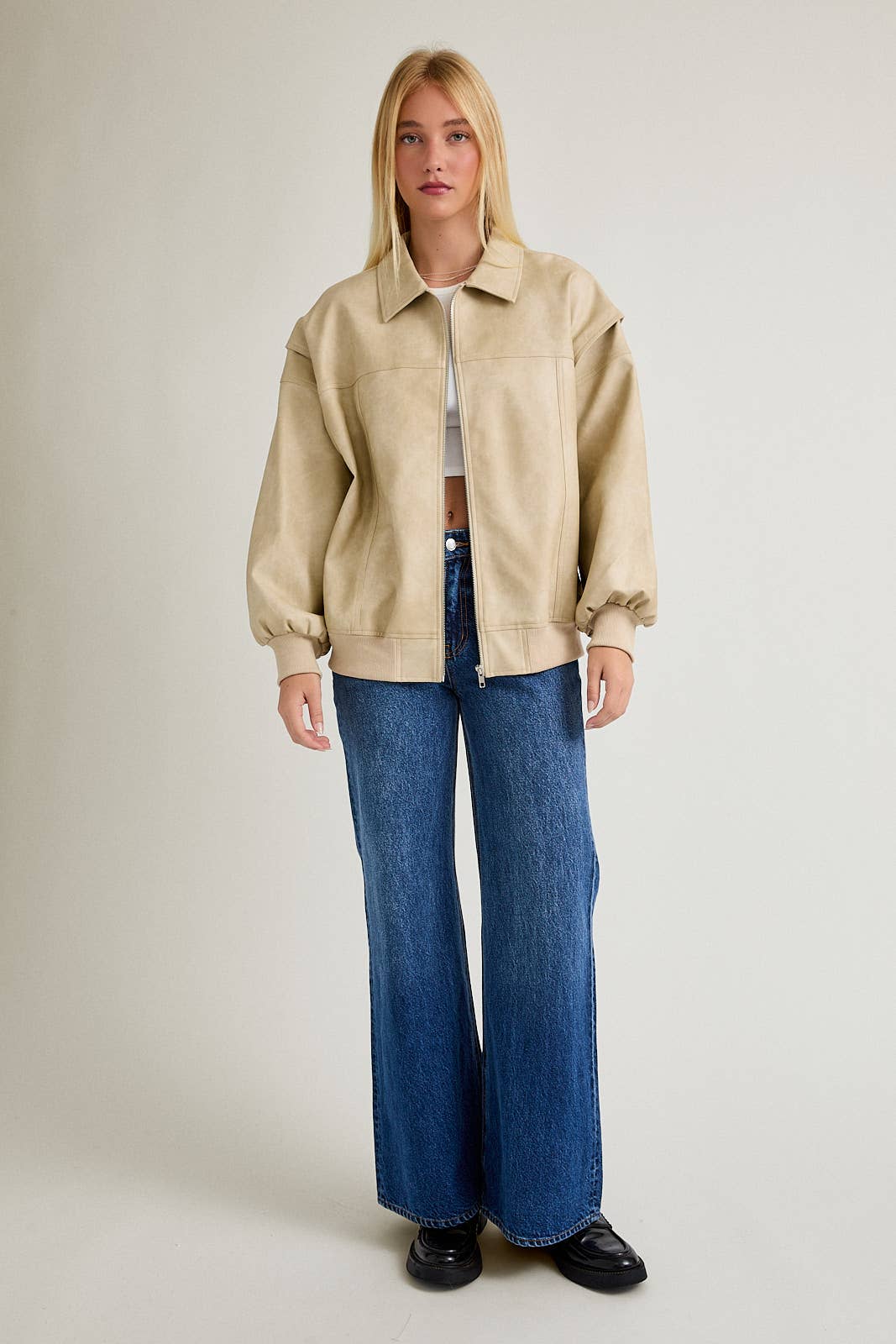 Bomber Leather Jacket