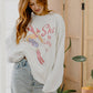 Ski Ya Later White Sweatshirt