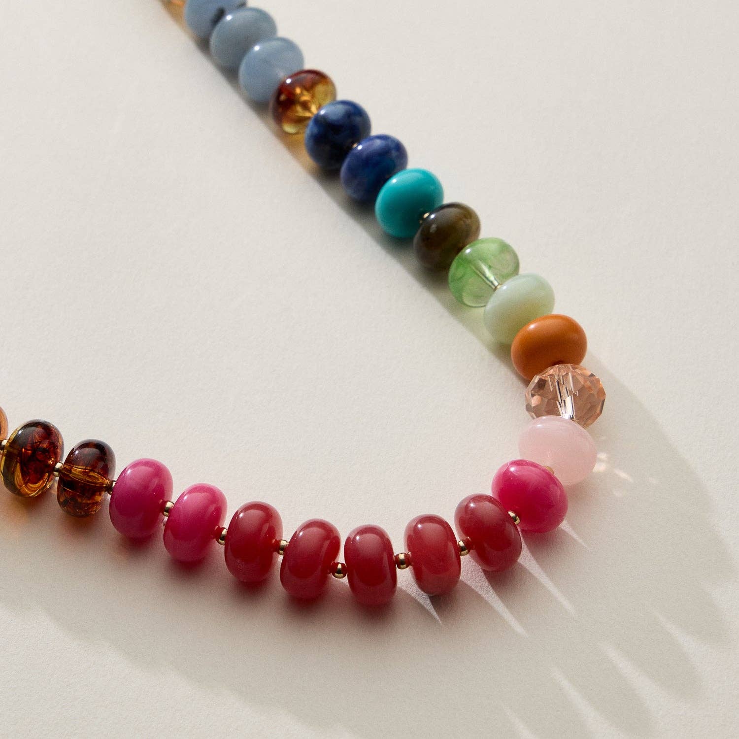 Mixed Bead Short Necklace